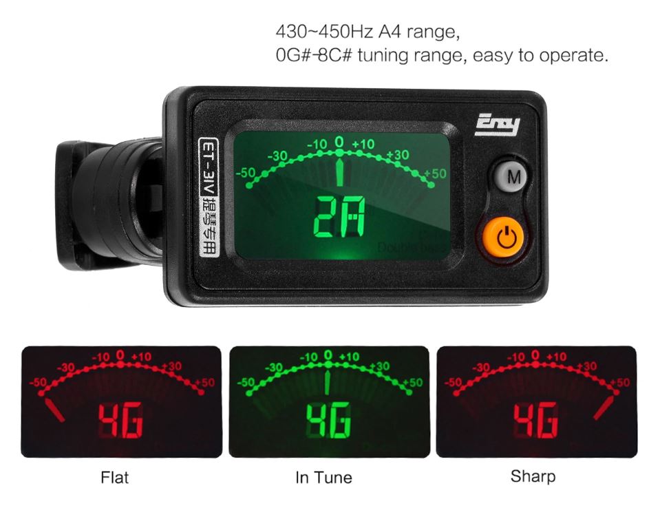 ENO ET-31V Многофункциональный тюнер для скрипки, виолончели