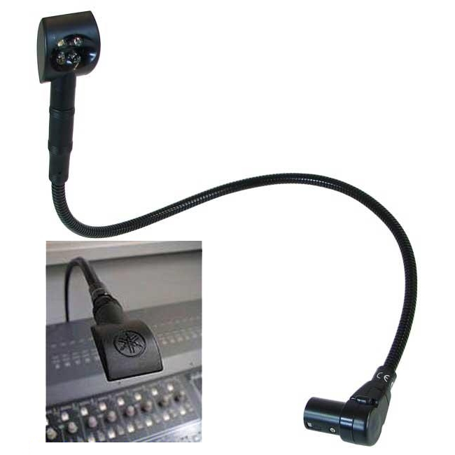 YAMAHA LA1L LED GOOSENECK LAMP 12v 4-pin XLR лампа на "гусиной шее". Подсветка для микшеров Yamaha