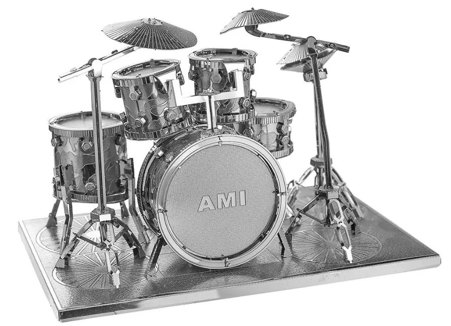 Сувенир "БАРАБАННАЯ УСТАНОВКА", большая, 3D модель, сталь