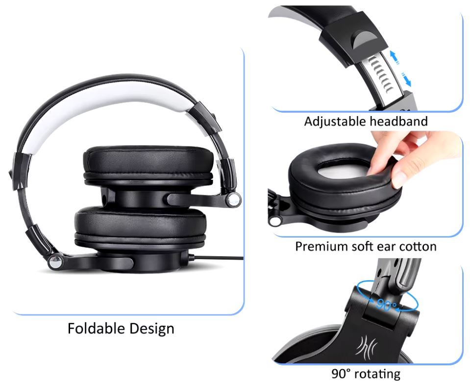 ONEODIO FUSION A71D закрытые наушники для трансляции, гейминга