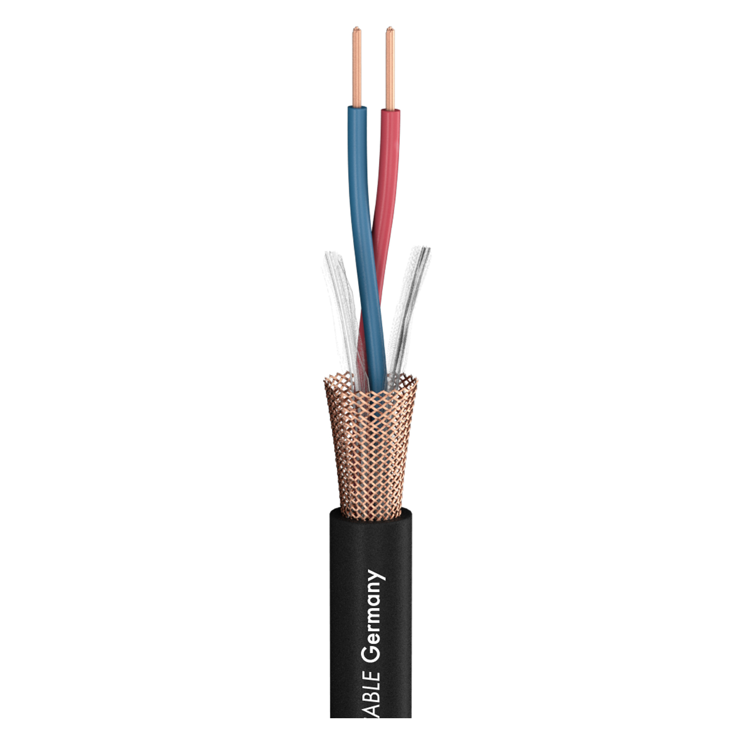 SOMMER CABLE CLUB SERIES MKII Highflex микрофонный кабель, низкоемкостный 2х0,34мм черны