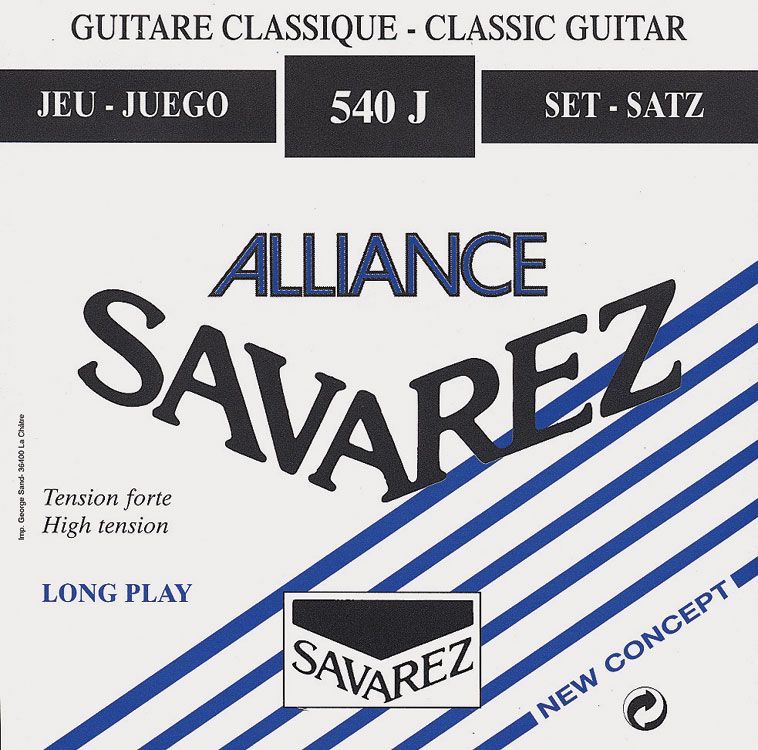 SAVAREZ 540 J ALLIANCE HT CLASSIC струны для классической гитары (25-28-34-29-35-44) сильного натяже