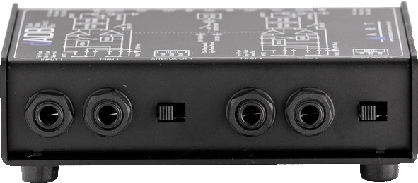 ART dADB двухканальный активный Di-Box, аттеньюаторы позволяют подключать к балансным TRS Jack ART dADB двухканальный активный Di-Box, аттеньюаторы позволяют подключать к балансным TRS Jack