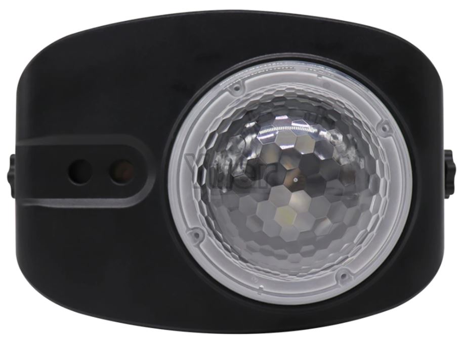 LED FLAME Laser Light световой прибор"вода, пламя" 2 лазера RG, RGBW LED, ИК ПДУ, микр.