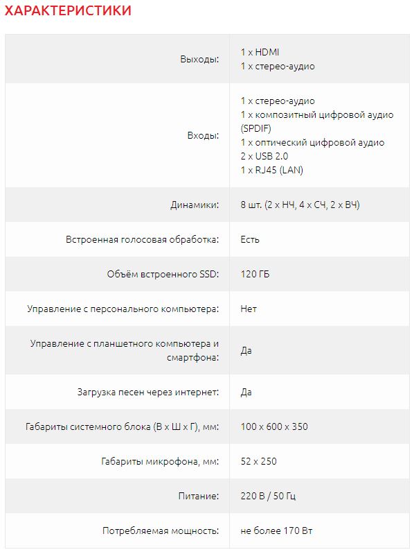 AST OneBox Акустическая система с функцией караоке, загрузка песен онлайн