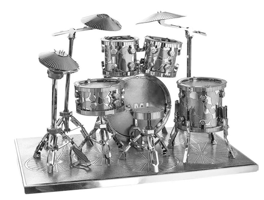 Сувенир "БАРАБАННАЯ УСТАНОВКА", большая, 3D модель, сталь