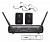 karsect wr-68vd/pt-68v, ht-9a радиосистема 2 головных микрофона, vhf (183,57 и 209,15mhz)