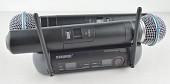 pgx282/beta58 dual uhf радиосистема с 2 ручными микрофонами, uhf. фиксированная частота