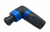 kuft nl4frx speakon разъем угловой кабельный, гнездо, 4 контакта