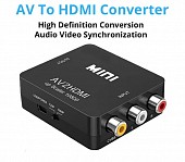 kuft av2hdmi av to hdmi преобразователь-конвертер из av в hdmi 720p/1080p. питание от usb