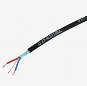 микрофонный кабель cordial csp 1 диаметр 3,5 мм, черный