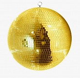 showtec mirror ball шар зеркальный 30 см, с золотыми зеркалами