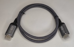 hdmi 8k uhd silver 1,0 кабель/шнур hdmi(m)-hdmi(m) 8k 48 гбит/с, длина 1м. высококачественный