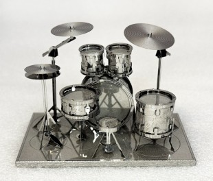 сувенир "барабанная установка", малая, 3d модель, сталь