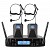glxd4/headset pro dual радиосистема с 2 головными микрофонами, uhf 500-599mhz