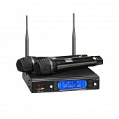 ast-926m радиосистема вокальная, 2 ручных микрофона, кардиоида