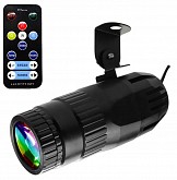 led spot colorchanger 10w remote луч на шар, rgbw 10w, изменяемый угол раскрытия луча, радио ду