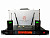 arthur forty psc u-9700b new uhf головная 2-х микрофонная радиосистема (520-820mhz) телесного цвета