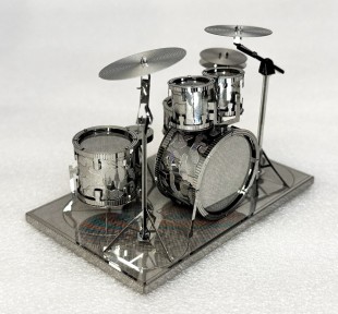 сувенир "барабанная установка", малая, 3d модель, сталь