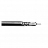 canare l-3c2vs blk коаксиальный кабель, 75 ом, диаметр 5.5мм, черный