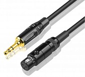 maestro hq mxlf3-mjms-1,5 шнур мини xlr-f3 pin - mini-jack 3,5mm 3 pin, high quality, длина 1,5м