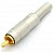 canare f-09 разъём rca, на кабель до 7,5 мм (япония)