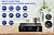 aiyima d03 усилитель мощности 2х 150вт/4 ом с ик ду (bluetooth, aux, pc-usb, optical)