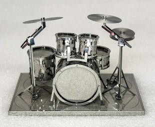 сувенир "барабанная установка", малая, 3d модель, сталь