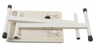 uptone bq-90 wh банкетка складная металлическая с регулировкой высоты для рояля/пианино цвет белый