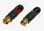 neutrik nf2c-b/2 кабельный разъем rca (пара: красный+черный), штекер, позолоченные контакты, на кабе