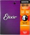 elixir 16077 phosphor bronze nanoweb light-medium 12-56 струны для акустической гитары