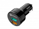 aukey cc-t7 quick charge 3.0 зарядник авто на 2 порта