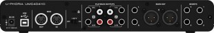 behringer umc404hd аудиоинтерфейс usb/midi, 4 входа, 4 выхода, микр. пред. midas