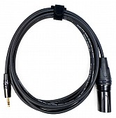maestro hq mjmsa-xlma-3st шнур mini-jack stereo 3,5мм - xlr-m (classe a), длина 3м, ремешок