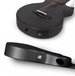 enya nova go/sp1.bk трансакустическая гитара, карбон, bluetooth, эффекты, чехол, ремень, шнур