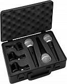 img stageline dm-3set набор из трех микрофонов. динамический, кардиодный, частотный диапазон 50-15 0