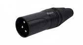 kuft nc3mxx-bag канон "папа" кабельный разъем xlr male черненый корпус