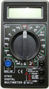 сигнал dt-832 мультиметр