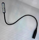 kuft la1 led gooseneck lamp 4-pin xlr лампа на "гусиной шее" 50см (аналог yamaha la1l) прямой xlr