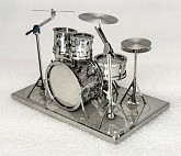 сувенир "барабанная установка", малая, 3d модель, сталь