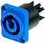 neutrik nac3mpa-1 powercon power-in, панельный разъем входной (синий)