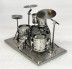 сувенир "барабанная установка", малая, 3d модель, сталь сувенир "барабанная установка", малая, 3d модель, сталь
