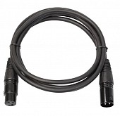 maestro q dmx-m3-f3-1,0 шнур dmx xlr3-m - xlr3-f quality, длина 1м
