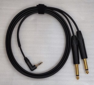 sommer cable onyx 2025 mkii mjmsnl-2jmmn-1,5st шнур угловой стерео minijack-2моно jack, 1,5м,ремешок