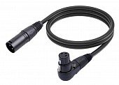 maestro hq xlfl-xlm-1 шнур xlr-f угловой - xlr-m high quality, длина 1м. черный