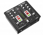 behringer vmx100usb dj микшер 2 входа, usb, счётчик темпа bpm. работает с пк или mac;