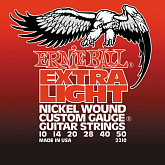 ernie ball 2210 струны для электрогитары nickel wound extra (10-14-20w28-40-50)
