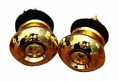 Держатель ремня strap button gd с саморезом и фетровой прокладкой ЗОЛОТОЙ, ПАРА